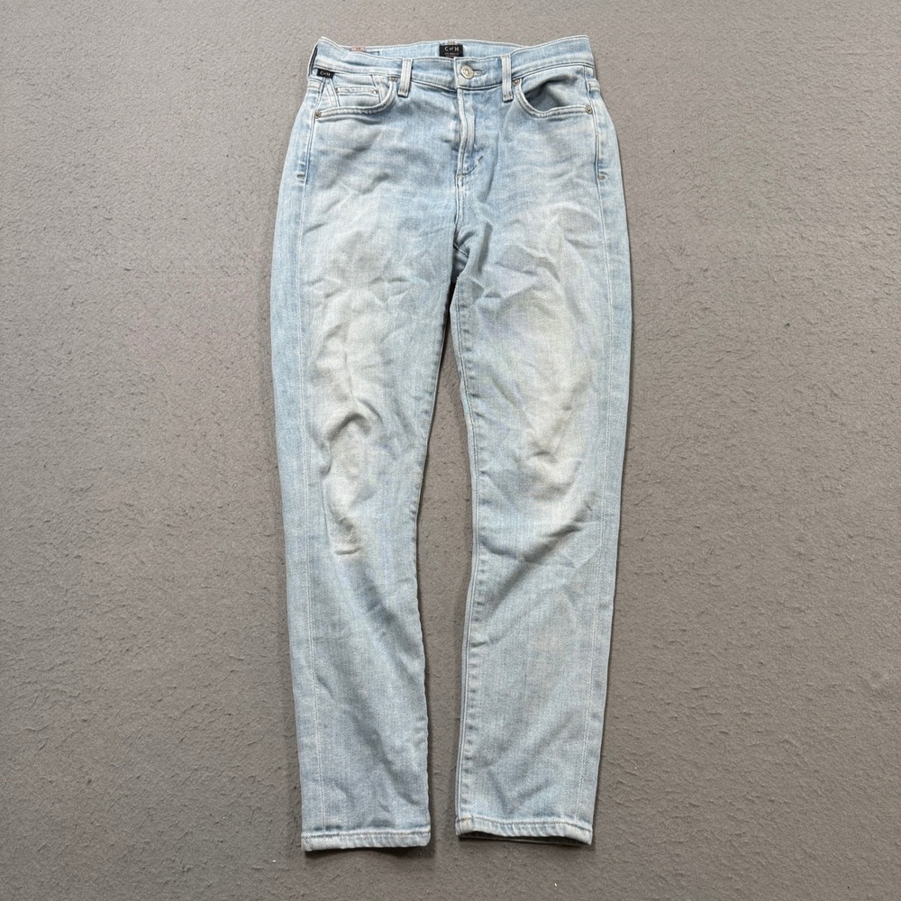 Citizens Of Humanity Jeans Womens 25 Blue Light Wash High Rise Slim Straight USA